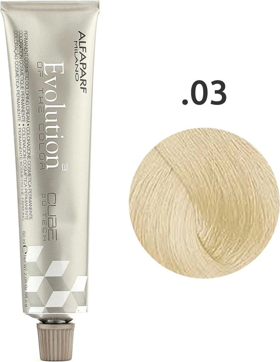 Alfaparf Evolution of the Color CUBE hajfesték - .03 60ml Soft Gold képe 1